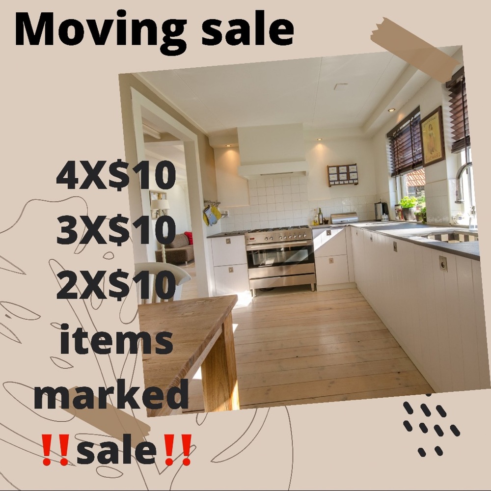 ‼️Moving Sale‼️4X$10‼️3X$10‼️2X$10‼️Items Marked‼️